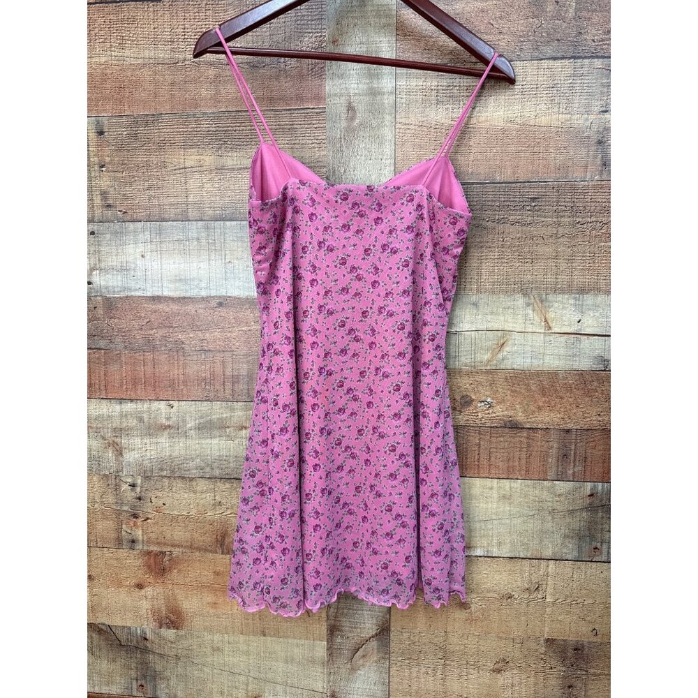 Urban Outfitters Elodie Printed Mini Babydoll Dress M - Picture 6 of 6